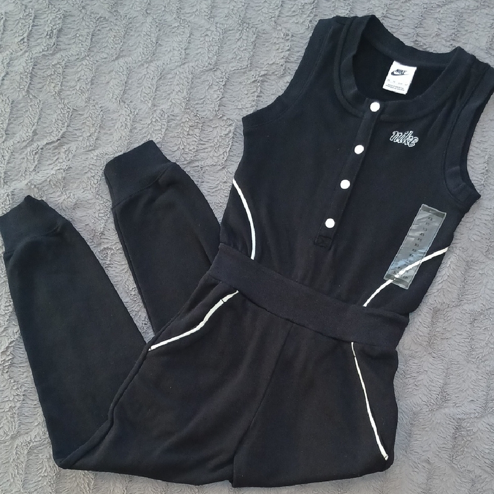 Nike Black And White Jumpsuit Womens XS